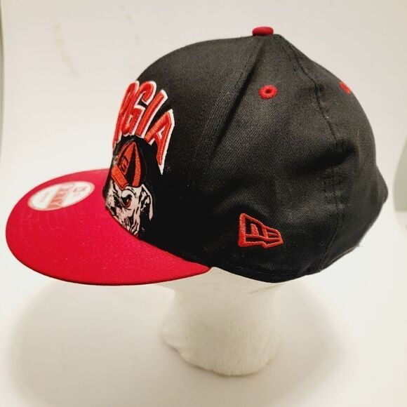 Georgia Bulldogs Spellout Snapback Cap Adjustable Hat New Era 9Fifty O/S NWOT - Picture 3 of 13